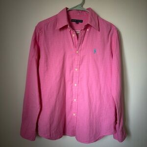 Ralph Lauren Vibrant Pink Casual Shirt, size:L, 100% cotton